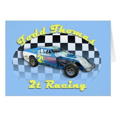 2t Racing #2 Greeting Card by Picture_This_Designs