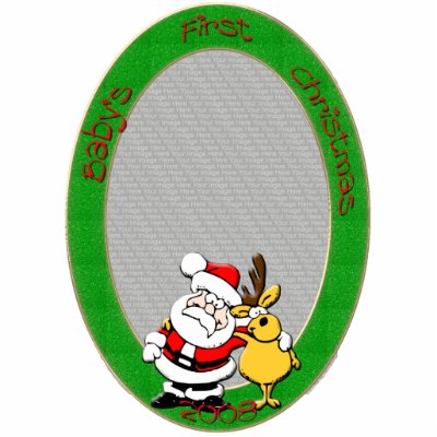 2x3 Baby's First Christmas Ornament by FNolan