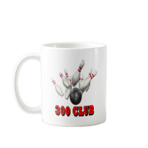 300 Club Bowling Coffee Mugs