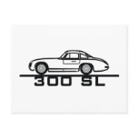300 SL Panamericana Gullwing Racer Postcard