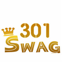 301 Area Code Swag Photo Cutout