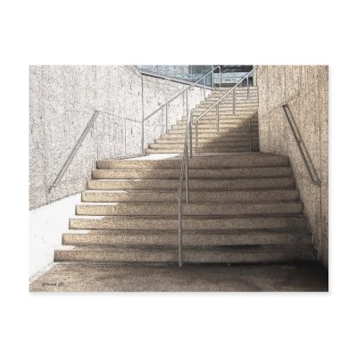 308 Stairway Postcard by StarLily