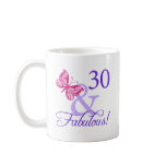 30 And Fabulous Birthday mugs