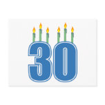 30 Candles (Blue / Green)