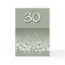 30 Days Sober Clean Flowers Birthday Card