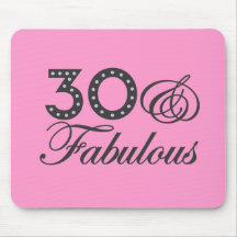 30 & Fabulous Gift Mousepad