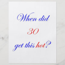 30  Hot Personalized Flyer
