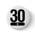 30 Plus Years Old - Black buttons