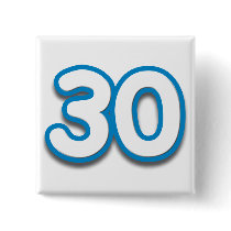 30 Year Birthday or Anniversary - Add Text Pin