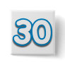 30 Year Birthday or Anniversary - Add Text Pin