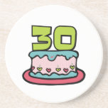 30 Year Old Birthday Cake Coaster