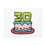 30 Year Old Birthday Cake Post Cards