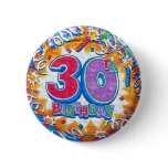 30th Birthday Button