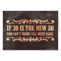 30th birthday card
