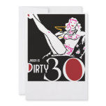 30th Birthday - Dirty 30 Invitation Swingers
