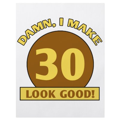 30th Birthday Gag Gifts Full Color Flyer by birthdaygifts