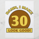 30th Birthday Gag Gifts Full Color Flyer