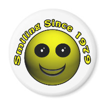 30th Birthday Gifts, Smiling Since 1979 ! Refrigerator Magnets