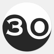 30th Birthday Gifts Stickers