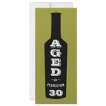 30th Birthday Invitations Wine Aged to Perfection