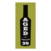 30th Birthday Invitations Wine Aged to Perfection