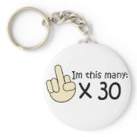 30th Birthday Keychains