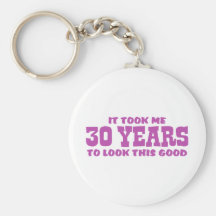 30th Birthday Keychain