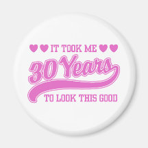 30th Birthday Magnet