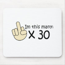 30th Birthday Mouse Mat