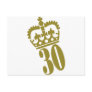 30th Birthday - Number – Thirty Post Cards