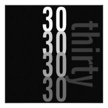 30th Birthday Party Invitations