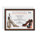 30th Birthday Party Shoes Invitation