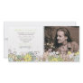 30th Flowers Birthday Party Photo Card Invitation