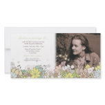 30th Flowers Birthday Party Photo Card Invitation photo cards