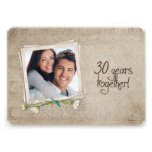 30th Wedding Anniversary Vow Renewal Custom Invite