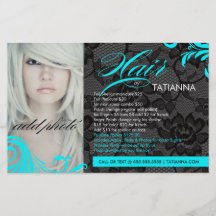 311 Aqua and Lace Hair By Flyer