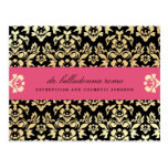 311-Belladonna Damask Pink Postcard