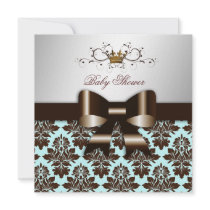 311 Blackberry Brown Damask Blue Brown