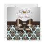 311 Blackberry Brown Damask Blue Brown