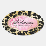 311 Bodacious Boutique Golden leopard Spots Sticker