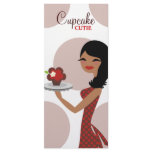 311-Candie the Cupcake Cutie Ethnic Red Brown rack cards