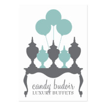 311 Candy Budoir Robin Blue Grey Business Card