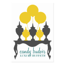 311 Candy Budoir Yellow Grey Business Card Templates