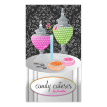 311-Candy Caterer Business Card Templates