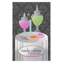 311-Candy Caterer | Grey Damask