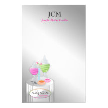 311-Candy Caterer | Stationary Customized Stationery
