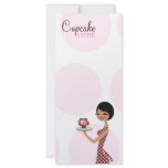 311-Carlie the Cupcake Cutie Apron Custom Rack Cards