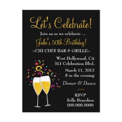 311-CHAMPAGNE CELEBRATION POSTCARDS by Jill311