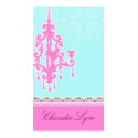 311-CHANDELIER SWEET ROSE business cards