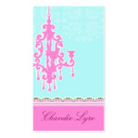 311-CHANDELIER SWEET ROSE business cards